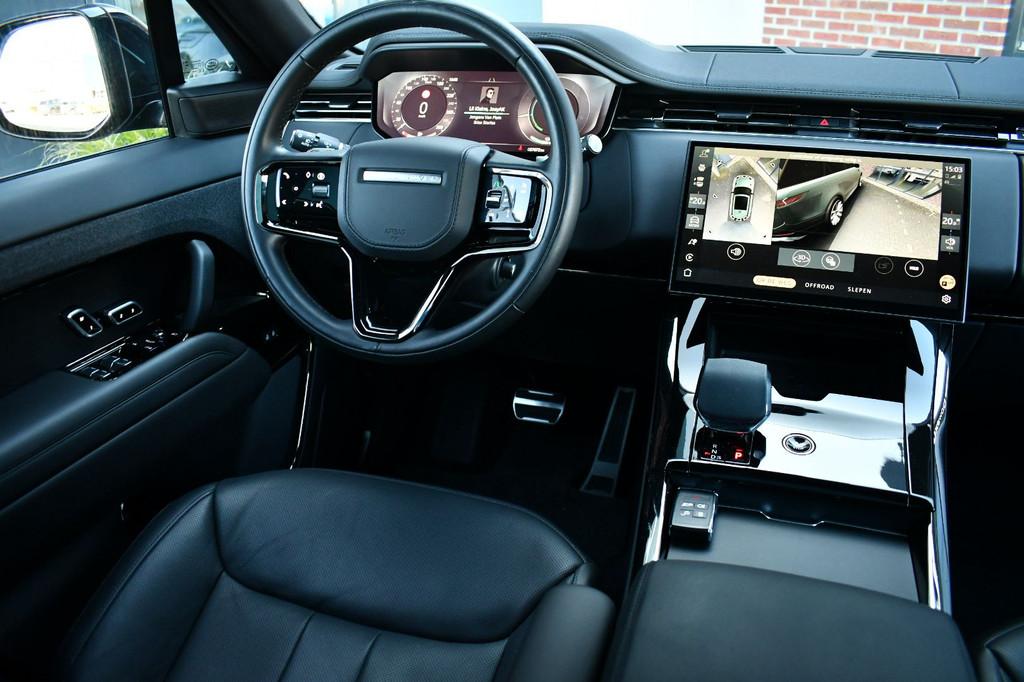 Land Rover Range Rover Sport 3.0 P460e HSE Dynamic Pano Trek, Auto's, Land Rover, 12 maanden, Zwart, 3000 kg, Bedrijf