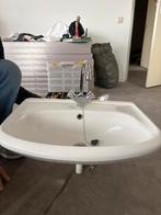 Sphinx Wastafel 60cm + Grohe Kraan - Gebruikt, Ophalen, Gebruikt, 50 tot 100 cm, Minder dan 100 cm