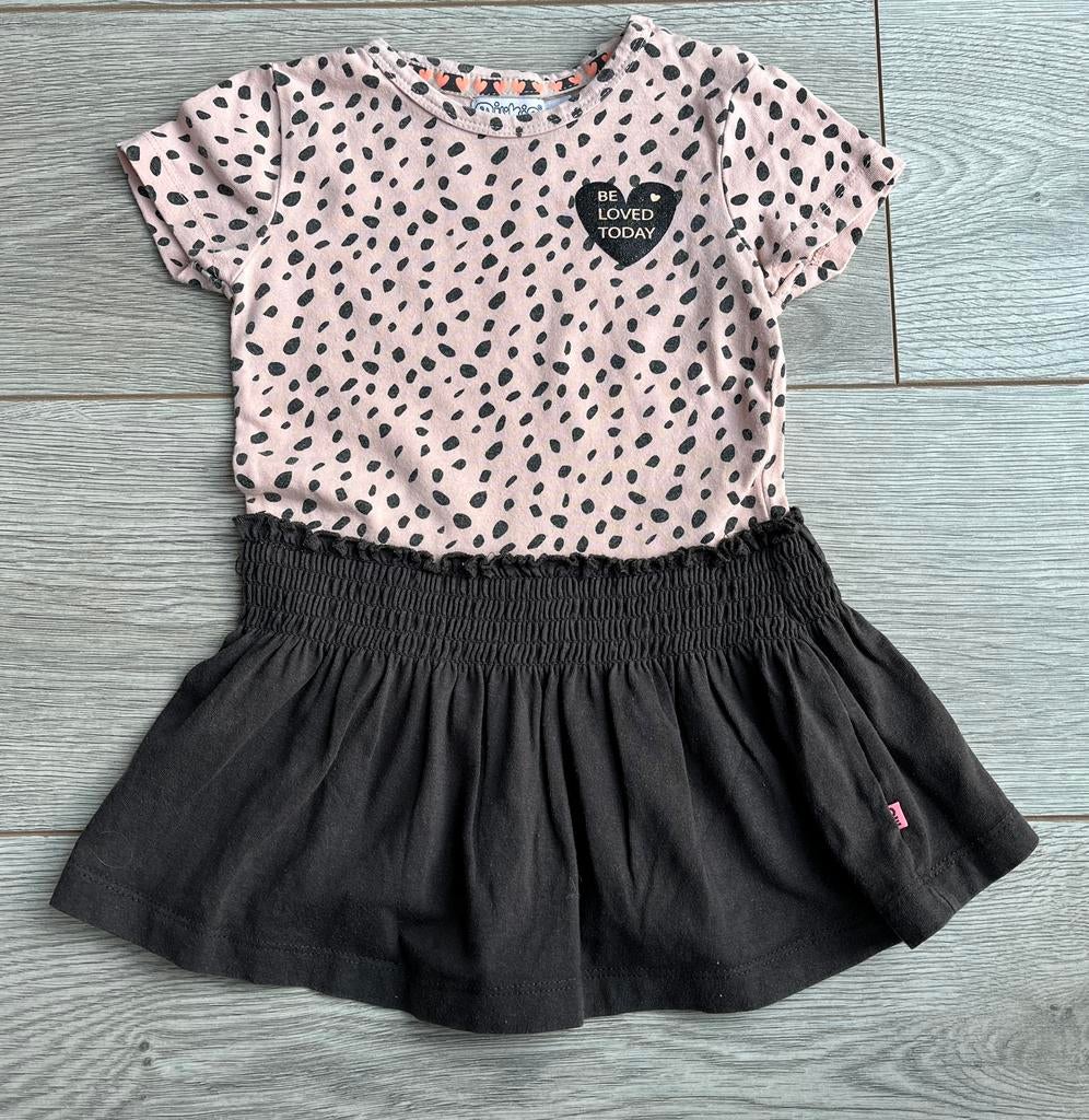 Jurkje Dirkje, roze met grijs, maat 86, Kinderen en Baby's, Babykleding | Maat 86, Ophalen of Verzenden, Zo goed als nieuw, Dirkje