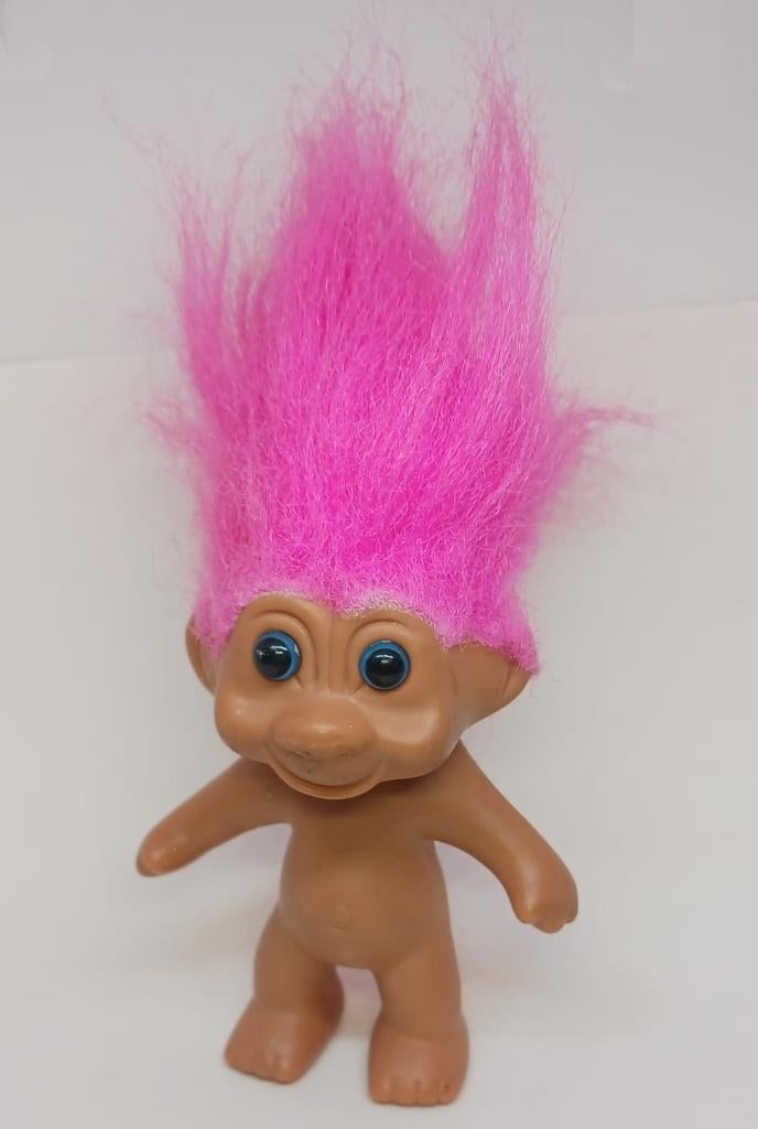Vintage TNT Troll-pop uit 1991 met roze haar, Verzamelen, Poppetjes en Figuurtjes, Ophalen of Verzenden, Gebruikt
