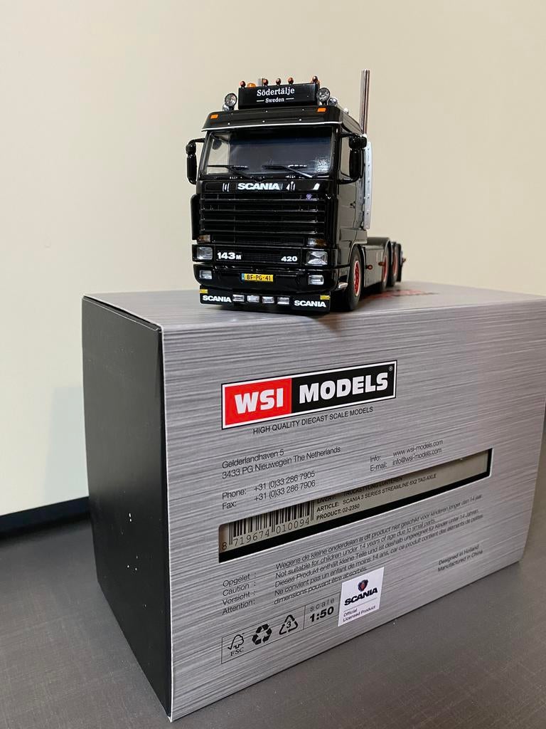 WSI trekker Truckstyling Lunteren, Hobby en Vrije tijd, Modelauto's | 1:50, Ophalen of Verzenden, Zo goed als nieuw, Bus of Vrachtwagen