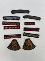 Diverse emblemen Brabantsweefsel, Ophalen of Verzenden, Landmacht, Nederland, Embleem of Badge
