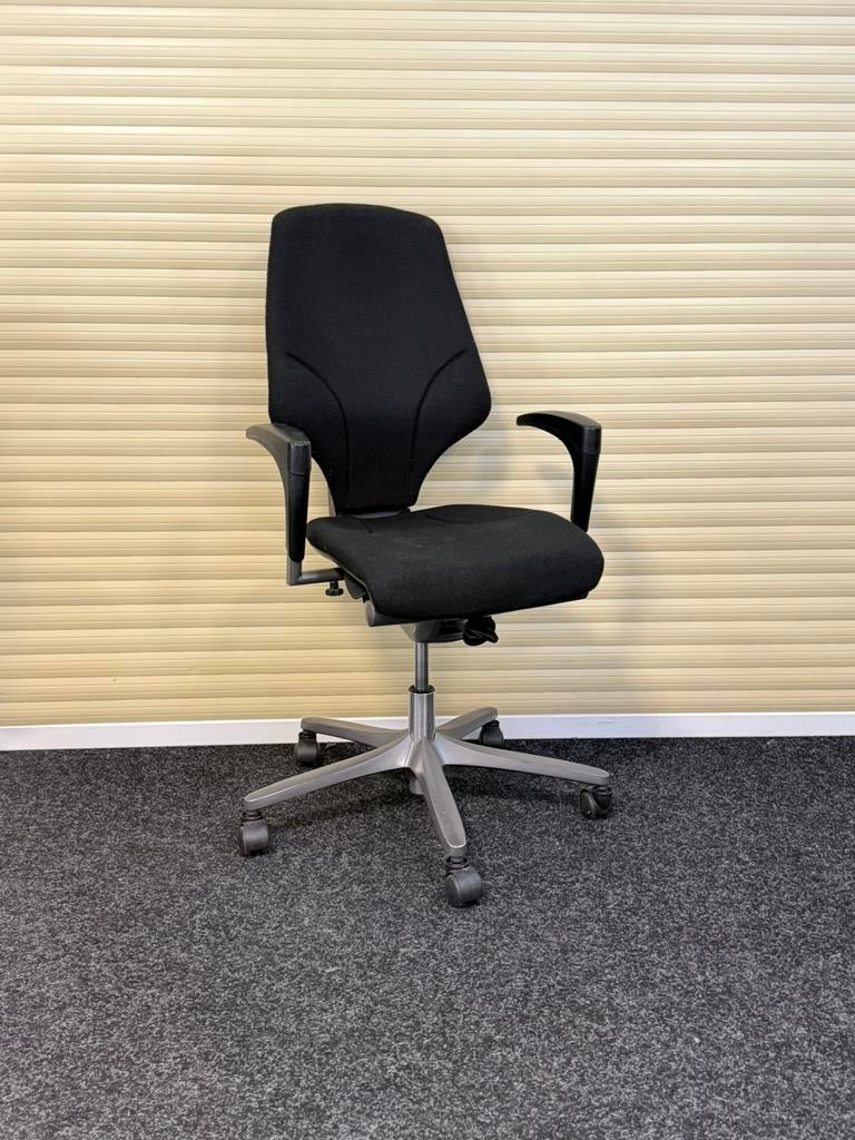 3x Bureaustoel Giroflex 64, Huis en Inrichting, Bureaustoelen, Gebruikt, Zwart, Ophalen of Verzenden, Bureaustoel
