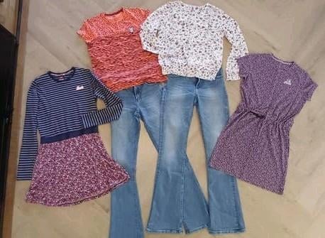 WE Fashion pakket maat 170/176, Kinderen en Baby's, Kinderkleding | Maat 170, Broek, Gebruikt, Meisje, Ophalen of Verzenden