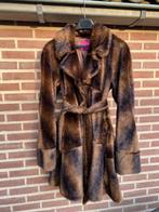 Prachtige bruine Save the Queen bontjas fake fur L, Ophalen of Verzenden, Zo goed als nieuw, Maat 42/44 (L), Bruin