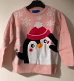 Roze trui met pinguïn, kersttrui maat 98/104 nieuw, Ophalen of Verzenden, Nieuw, Meisje, Trui of Vest