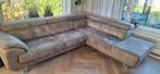 Hoekbank bruin Henders en Hazel, Ophalen, 250 tot 300 cm, Gebruikt, 100 tot 125 cm