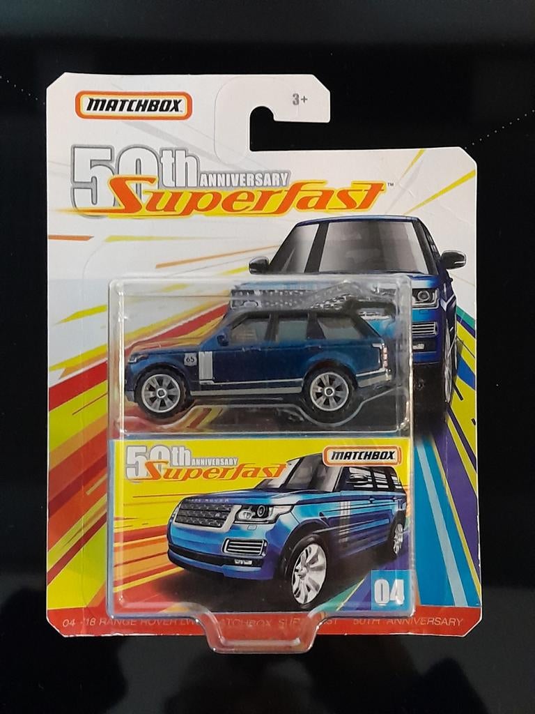 Matchbox '18 Range Rover LWB.   50th Ann. Superfast., Ophalen of Verzenden, Nieuw, Auto