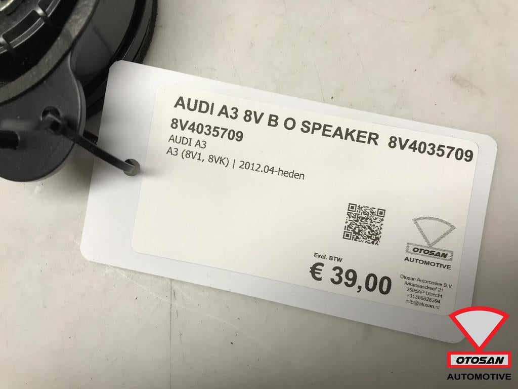 Audi A3 8V B&O Bang & Olufsen Speaker 8V4035709, Gebruikt, AUDI AG, Auto-Union-Strasse 1
85045  Ingolstadt, DE, Kundenbetreuung@audi.de
