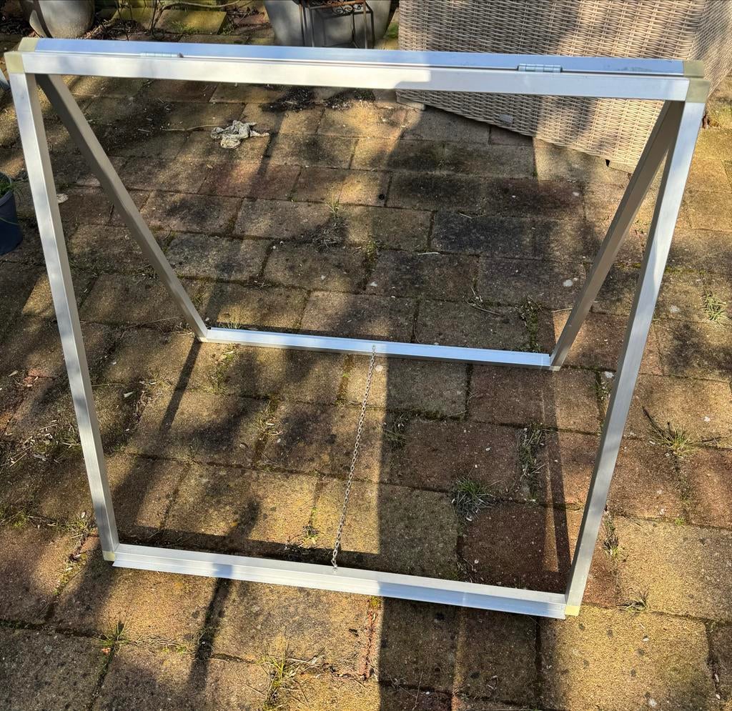 3 Aluminium schragen, Ophalen, Gebruikt, 70 tot 120 cm, Inklapbaar