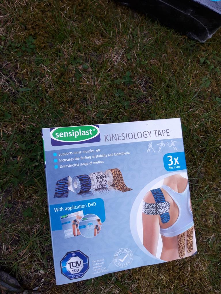 Sensiplast Kinesiology Tape 3x nieuw in verpakking,sporttape, Sport en Fitness, Ophalen, Nieuw