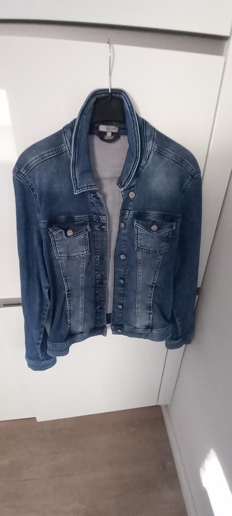 Didi blauw stretch spijkerjasje met steekzakken maat L., Blauw, Maat 42/44 (L), Didi, Ophalen of Verzenden