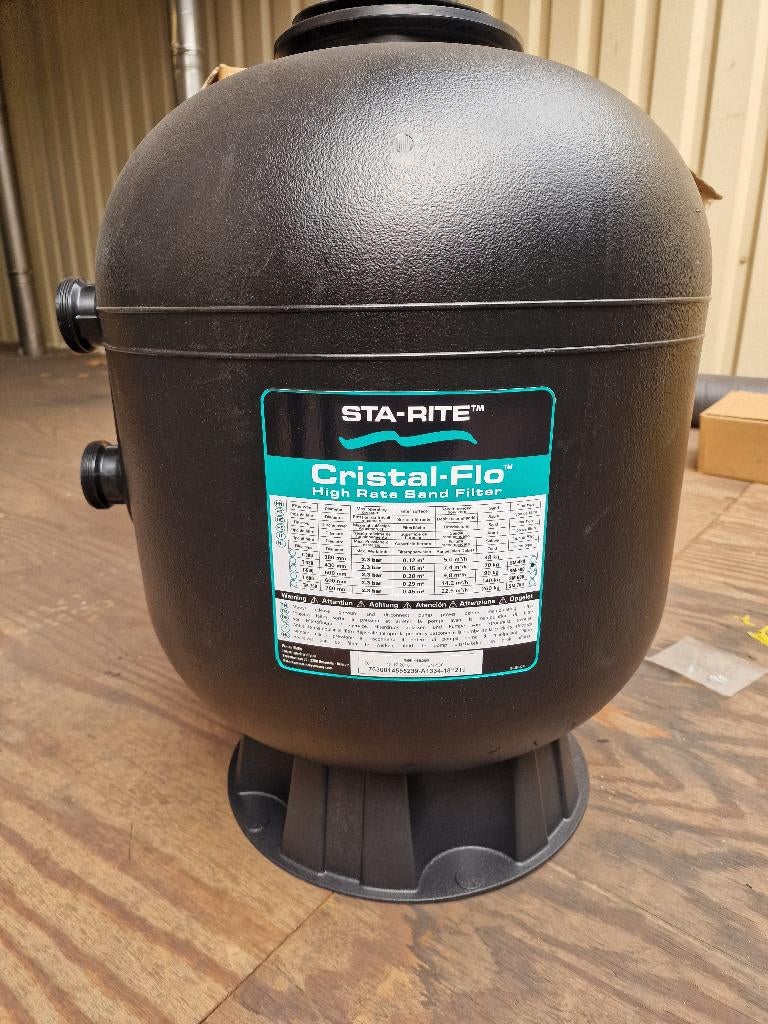 Cristal-Flo zandfilter, Ophalen, Nieuw, Filter