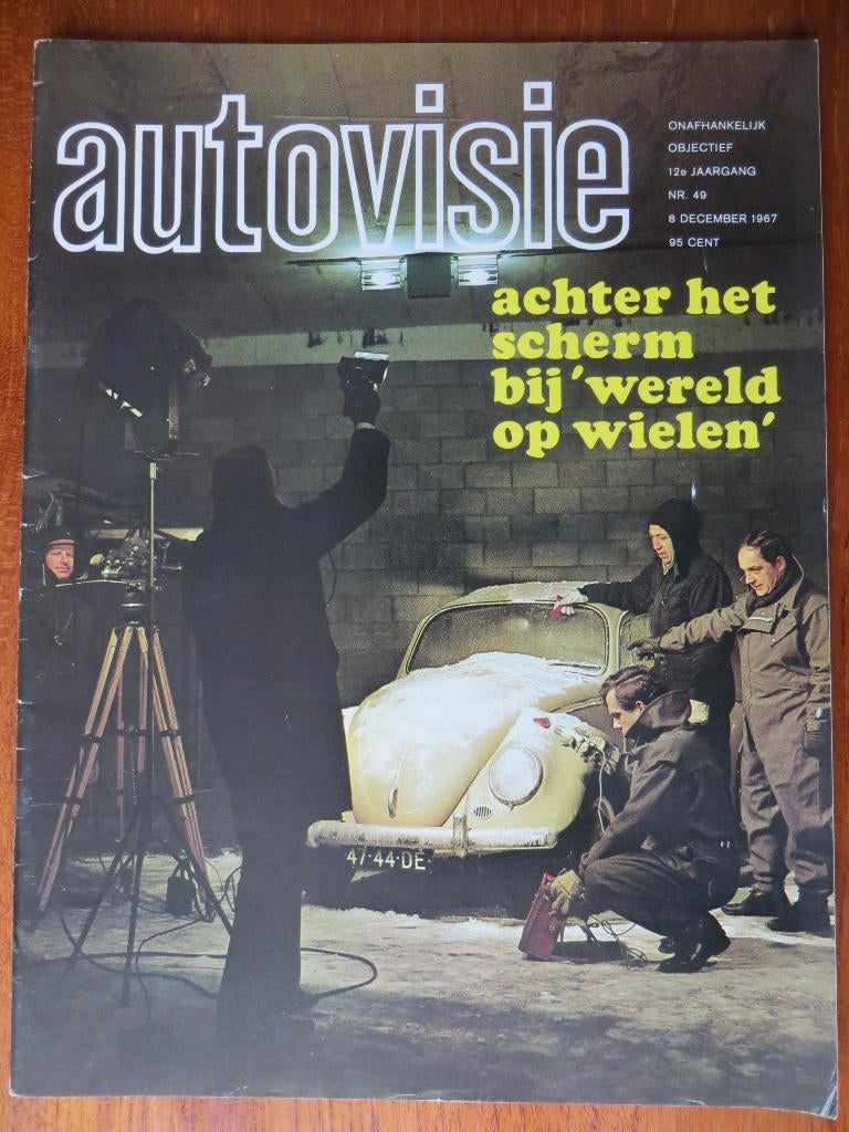 Autovisie 49 1967 Renault 8 Gordini, Fiat-Abarth 124 / 1300, Ophalen of Verzenden, Nieuw, Renault