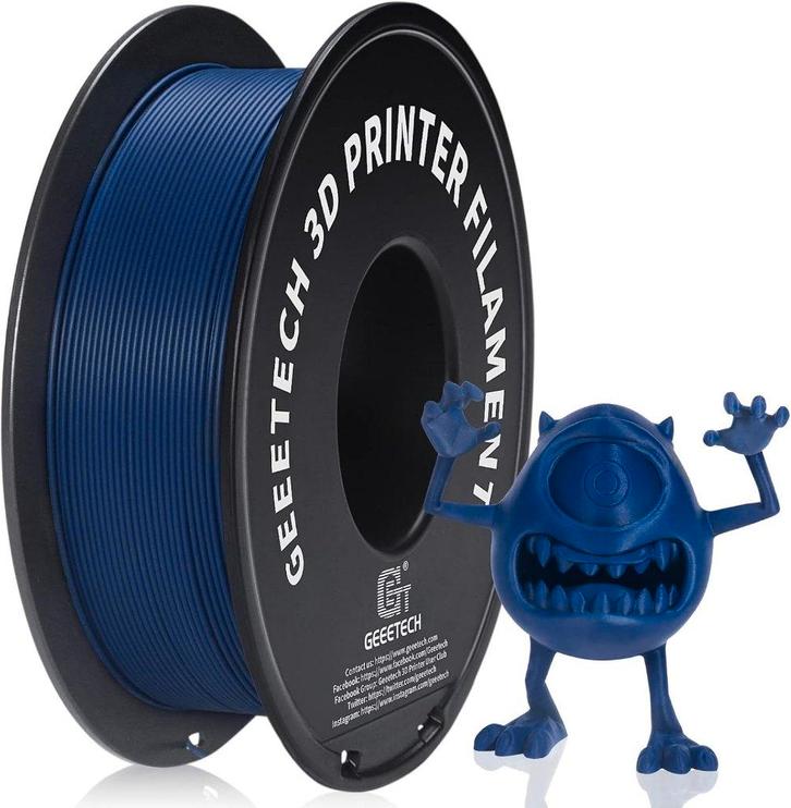 Geeetech Matte Navy Blue PLA Filament 1.75mm, Computers en Software, 3D-printerbenodigheden, Nieuw, Ophalen of Verzenden