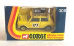 Monte Carlo Mini Cooper S blauw interieur Corgi 308., Ophalen of Verzenden, Zo goed als nieuw, Auto, Corgi