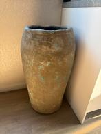 Grote decoratieve aardewerken pot, Gebruikt, Overige kleuren, Aardewerk of Porselein, Ophalen of Verzenden