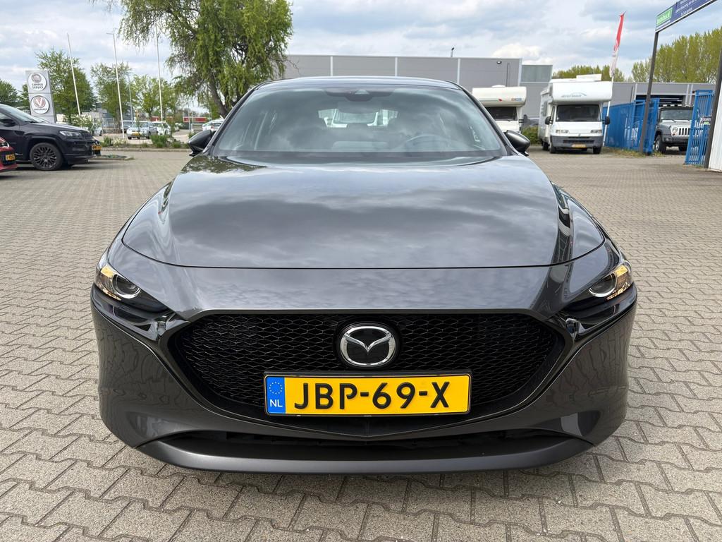 Mazda 3 2.0 e-SkyActiv-G M Hybrid 122 (RIJKLAARPRIJS/BOVAG), Auto's, Mazda, Voorwielaandrijving, Stof, Gebruikt, Zwart