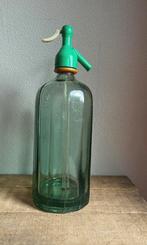 Mooie groene spuitfles met groene dop, Antiek en Kunst, Ophalen of Verzenden
