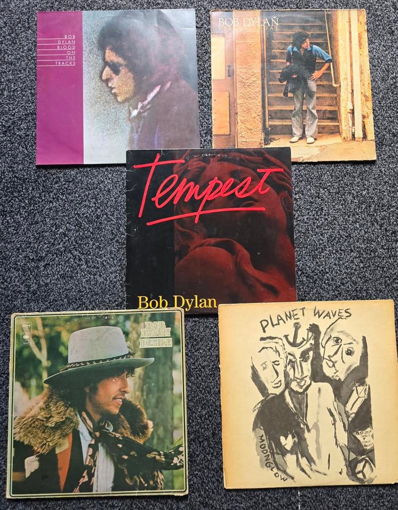 Bob Dylan collectie 5 lp's, Ophalen of Verzenden, Gebruikt, 12 inch, Poprock