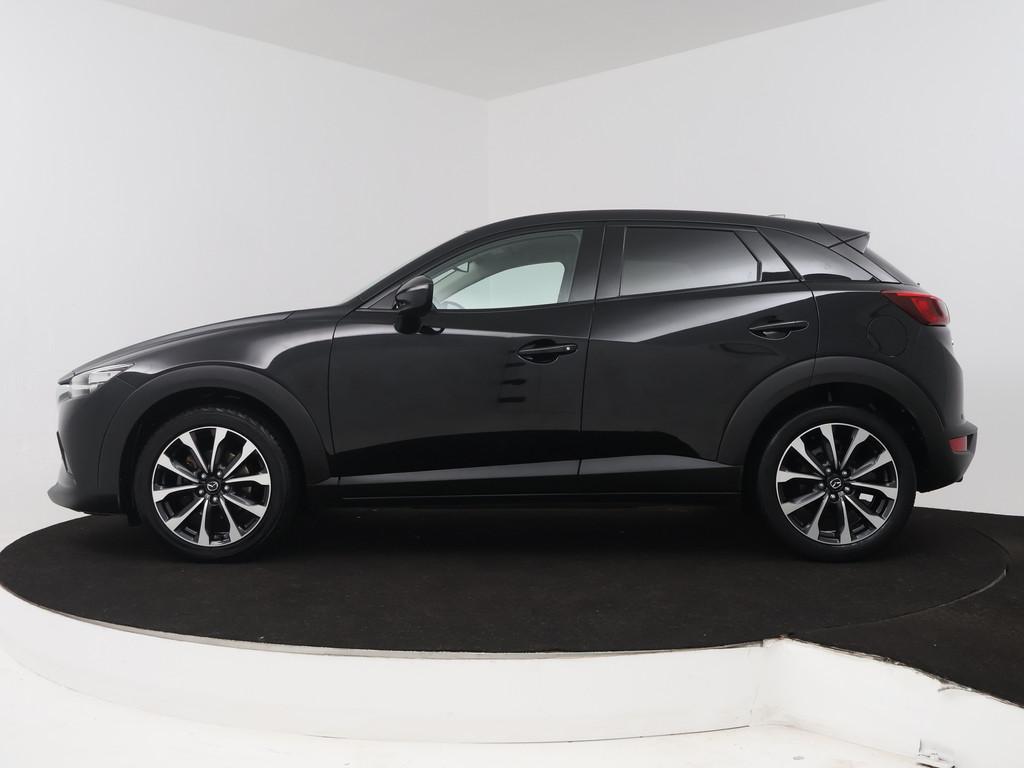 Mazda CX-3 2.0 SkyActiv-G 120 Sport Selected Trekhaak afneem, Auto's, Mazda, Stof, Euro 6, 4 cilinders, Zwart