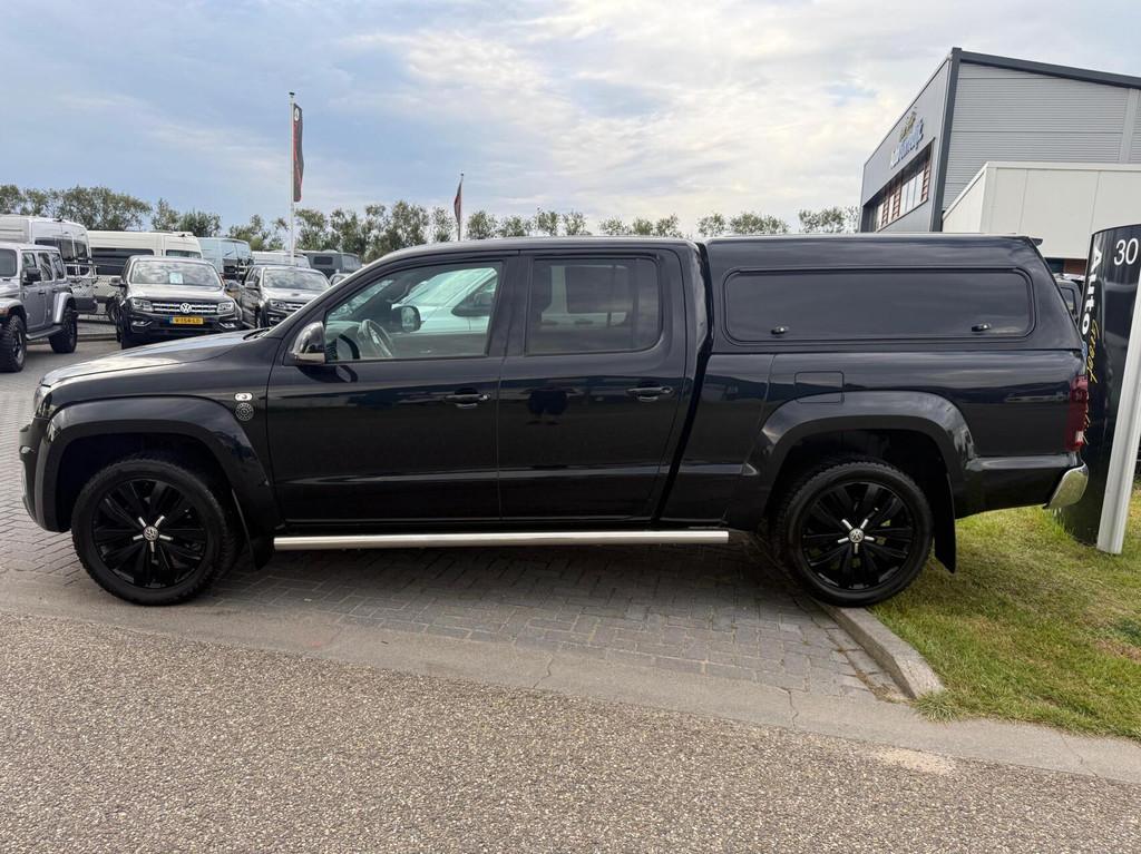 Volkswagen Amarok 3.0 TDI 4Motion DC Aventura V6 258Pk 5Pers, Auto's, Lichtsensor, Gebruikt, Zwart, Bedrijf