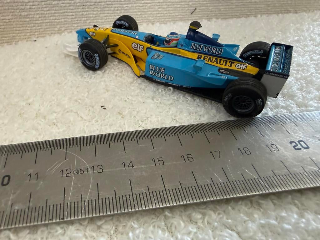 Minichamps Renault F1 R202 Jenson Button 2002 1:43, Hobby en Vrije tijd, Modelauto's | 1:43, Ophalen of Verzenden, Gebruikt, Auto