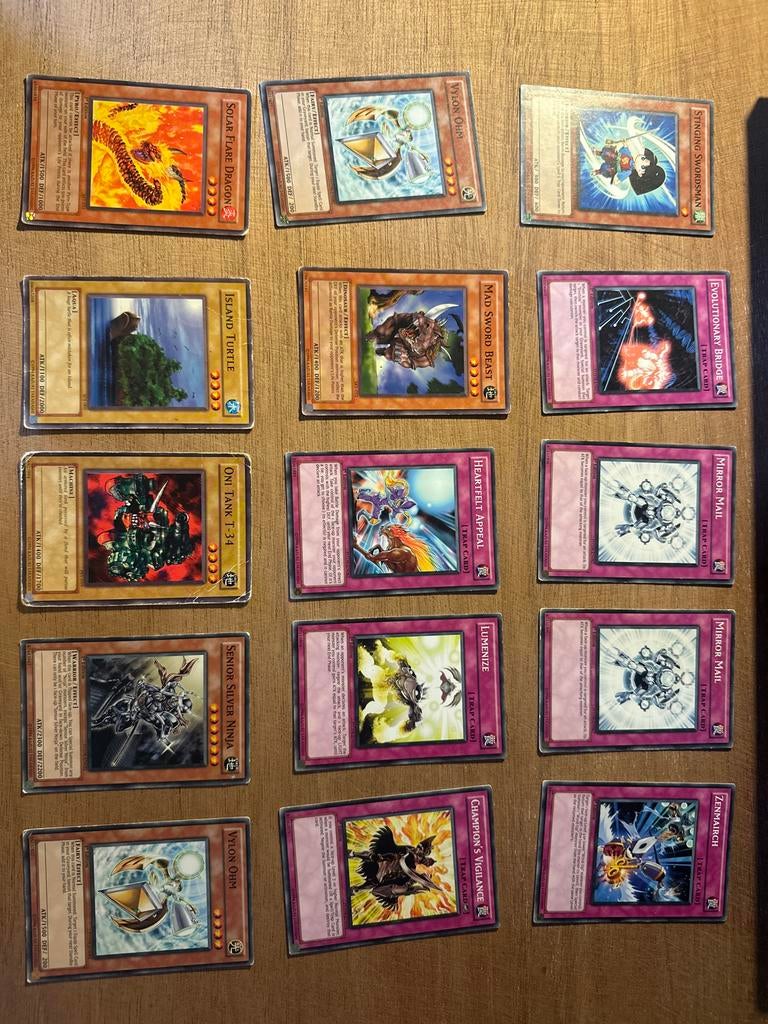 Yu-Gi-Oh! Kaarten 1996 - Diverse Collectie, Hobby en Vrije tijd, Verzamelkaartspellen | Yu-gi-Oh!, Ophalen of Verzenden, Gebruikt