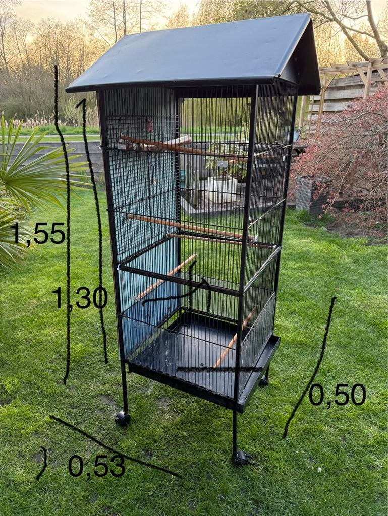 Mooie voliere, Ophalen, Aluminium, Volière