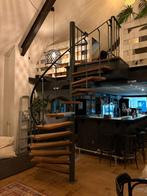 Metalen wenteltrap, Ophalen, Gebruikt