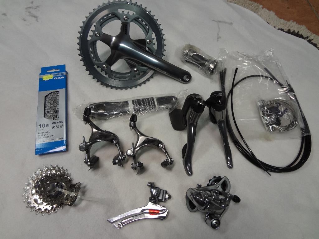 Nieuw Shimano 105 10 sp dubbel groep (1), Ophalen of Verzenden, Nieuw, Overige typen