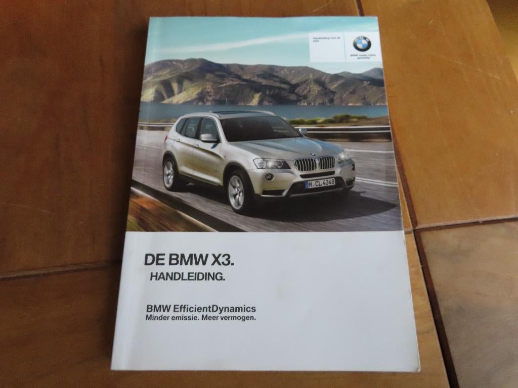 Instructieboek BMW X3 benzine, diesel 2013 incl. I-Drive, Ophalen of Verzenden