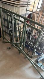 Hekwerk groen met motief steigerbuis, Ophalen, Zo goed als nieuw, IJzer, Sierhekwerk