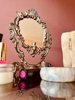 Italiaans gietijzeren Rococco spiegeltje, Ophalen of Verzenden