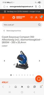 Carat Easycoup Compact 350 Afkortzaag met diamantzaagblad, 70 mm of meer, Nieuw, Ophalen of Verzenden, Afkortzaag