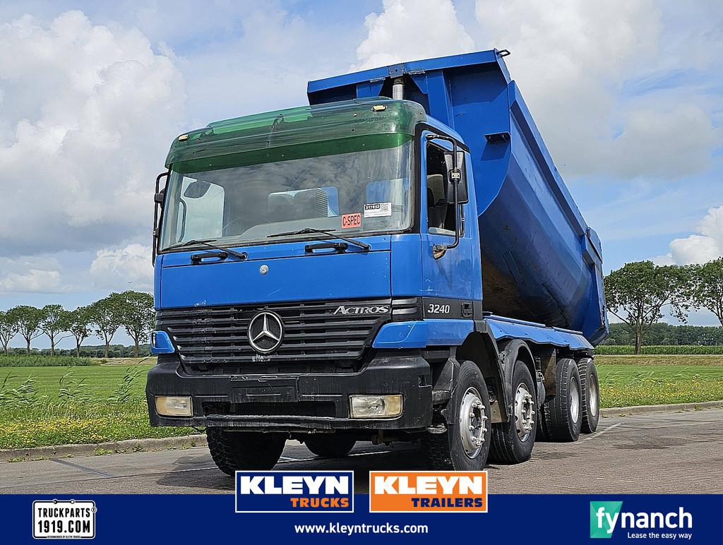 MERCEDES-BENZ ACTROS 3240 8x4 full steel, Auto's, Traction-control, Blauw, Mercedes-Benz, Bedrijf
