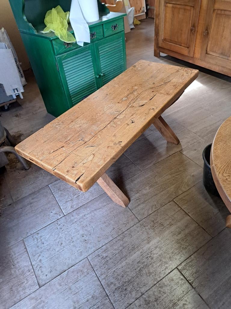 mooi houten bankje te koop., Ophalen, Gebruikt