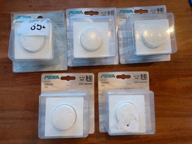 Peha dimmers 5x (nieuw), Ophalen of Verzenden, Nieuw, Schakelaar