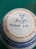 -	potjes delfts blauw 4 stuks, Verzamelen, Retro, Ophalen of Verzenden