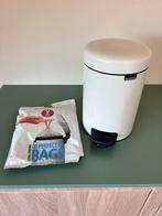 Brabantia prullenbak met pedaal en zakjes (3L), Ophalen, Gebruikt, Met pedaal, Minder dan 10 liter