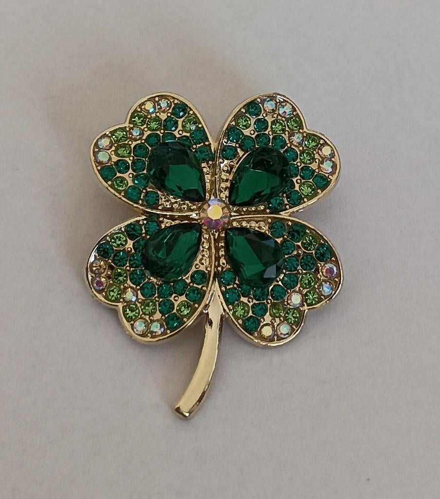 Klaverblad 4 broche, Overige materialen, 4 tot 7 cm, Overige kleuren, Nieuw