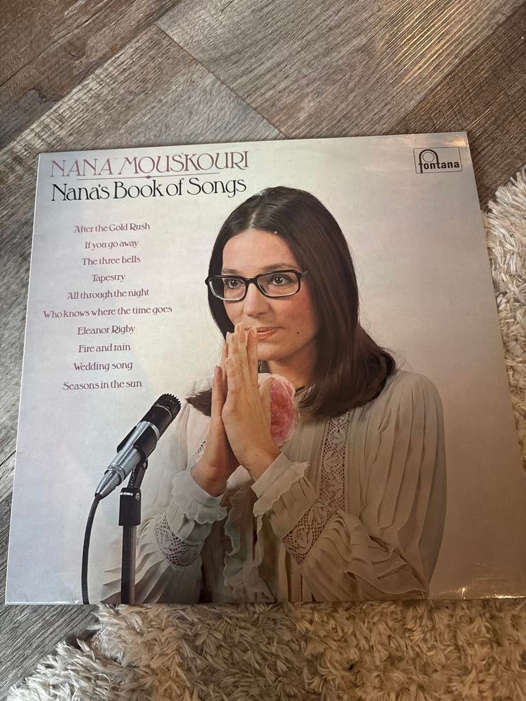 LP Nana Mouskouri - Nana's Book of Songs Vinyl LP (Fontana), Ophalen of Verzenden, 1970 - 1979, Gebruikt, 12 inch