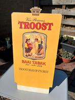 Vintage Van Rossems TROOST Baai Tabak Reclamebord, Ophalen of Verzenden, Gebruikt, Reclamebord