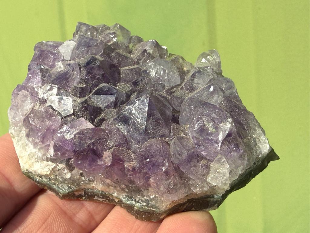 Amethist cluster uit Brazilië mineralen, Ophalen, Mineraal