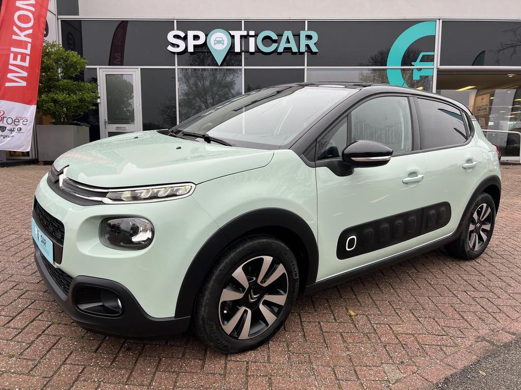 Citroën C3 C3 1.2 Turbo 110 pk Shine EAT6 Automaat Verwarmd, Automaat, Gebruikt, 1199 cc, LED verlichting
