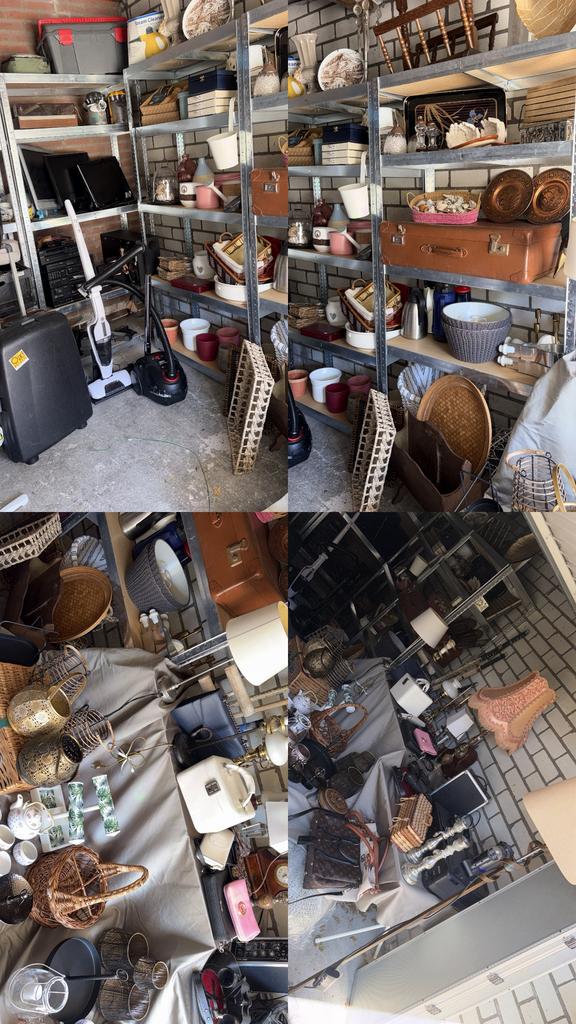 Enorm grote partij luxe rommelmarktspullen met merk, Diversen, Rommelmarktspullen, Ophalen, Zo goed als nieuw