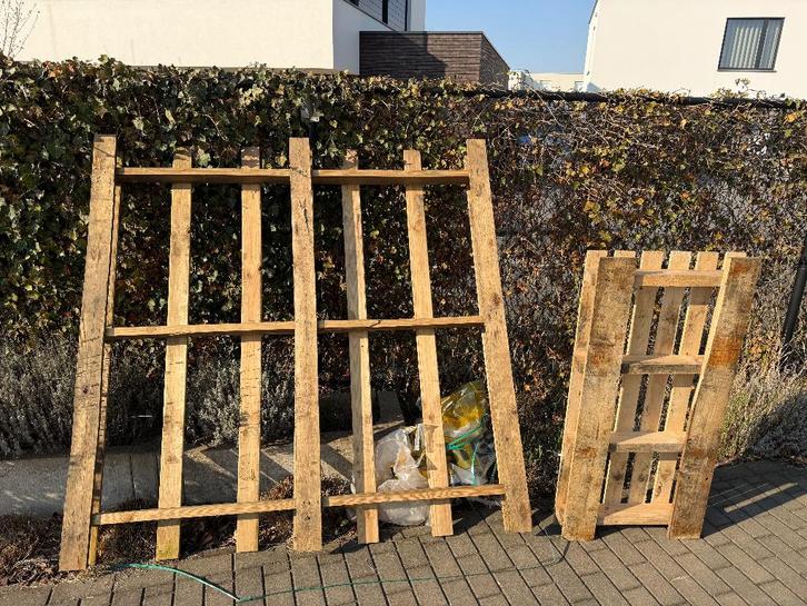 Houten pallets gratis af te halen, Doe-het-zelf en Verbouw, Hout en Planken, Gebruikt, Pallet, Overige houtsoorten, Minder dan 200 cm