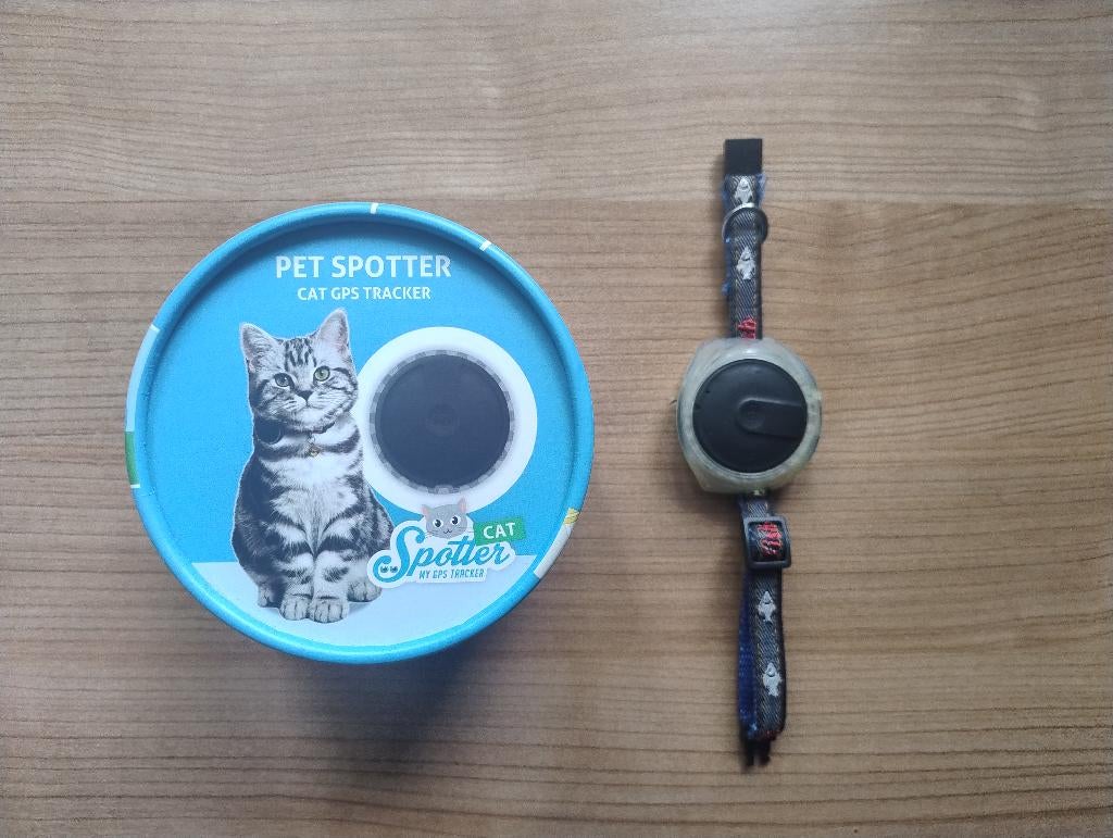 Spotter GPS tracker - met extra kattenhalsband, Ophalen of Verzenden, Gebruikt