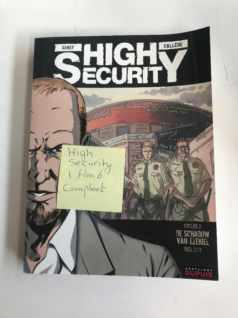 High security serie 1 t/m 6 compleet en in nieuwstaat., Complete serie of reeks, Ophalen of Verzenden, Zo goed als nieuw