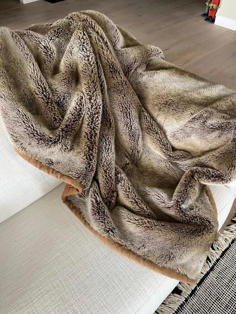 Bontplaid, gevoerd, Ophalen of Verzenden, Gebruikt